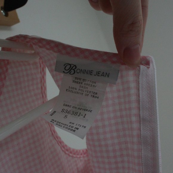 Bonnie Jean Pink Flower Dress Girls 5 - Picture 12 of 17